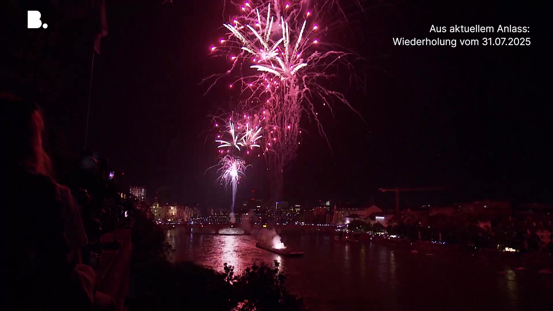 Feuerwerk der Bundesfeier BS 2025