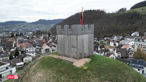Eine sieben Meter hohe Holzburg in Zunzgen spaltet die Gemüter