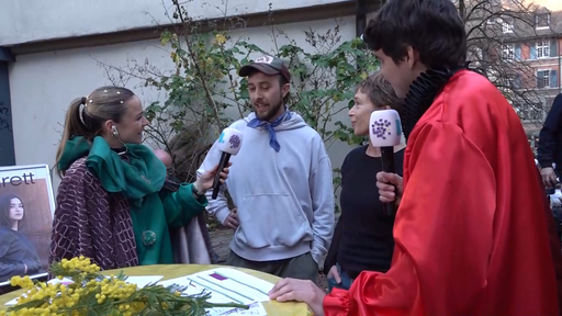 An Fasnacht verwandelt sich Rosita Notters und Janis Stalders Kleiderladen in eine Bar