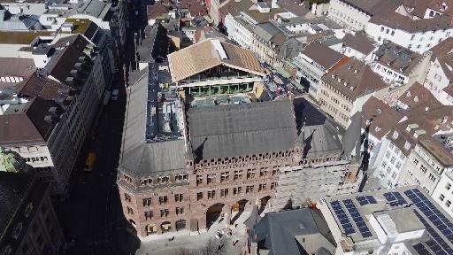 Einblicke in die Hauptpost-Baustelle