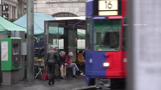 Auf dem Marktplatz wird gebaut