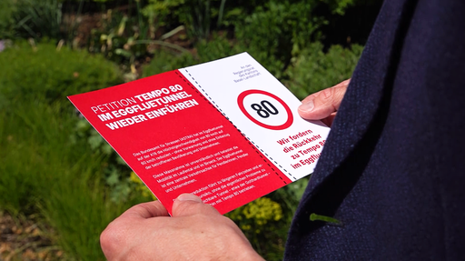 Widerstand gegen Tempo 60 im Eggfluetunnel