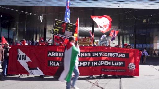 Die Demonstration am 1. Mai verlief friedlich