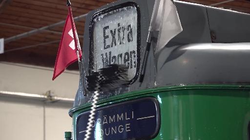 Tram-Oldtimer am Putz- und Flicktag