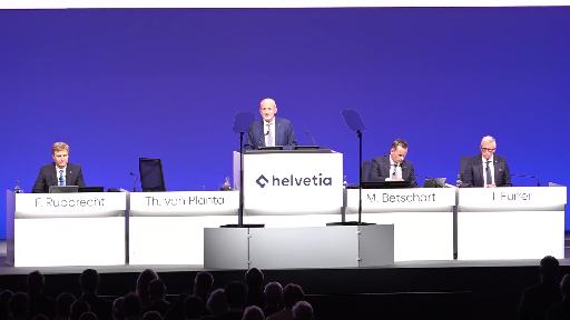 Die erste GV nach der Fusion von Helvetia Baloise