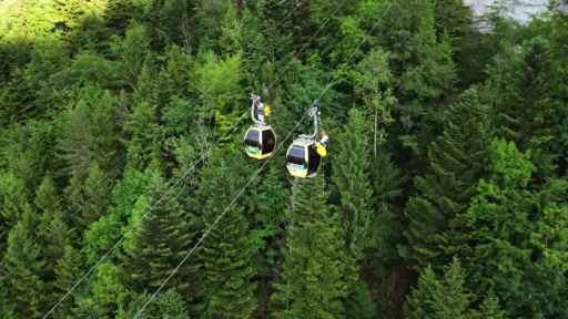 Rettungsübung der Gondelbahn Wasserfallen