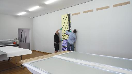 So wird ein Werk von Roy Lichtenstein zusammengesetzt