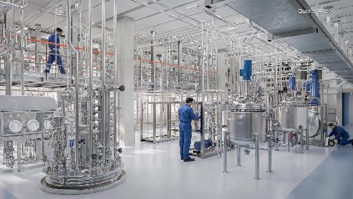 Die Grundsteinlegung vom Roche Bau 51