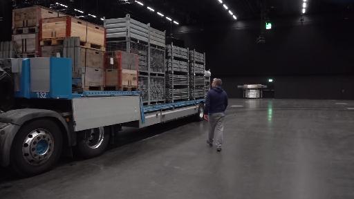 Grosses Aufgebot für den Aufbau der Baloise Session