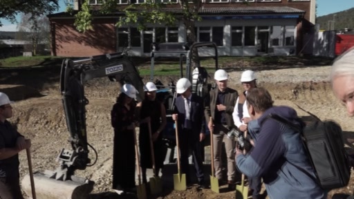 Grundsteinlegung Wolfbrunnen: Mehr Platz fürs Schulwohnheim